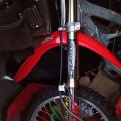 motorcycle parts forks and triple clamps like new