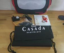 Casada Healthcare Twist2Go Cordless Shiatsu Massage Cushion with Heat & Car Adapter Boxed