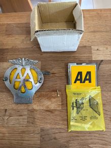 Vintage Car Badges - AA