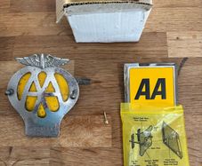 Vintage Car Badges - AA