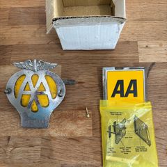Vintage Car Badges - AA