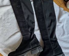 Alpe black suede boots size 40