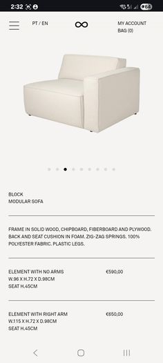 Modern sofa