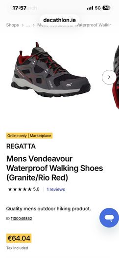 Brand new Regatta Vendeavour