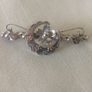 antique victorian sterling silver sweetheart brooch Image 7