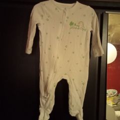 St Patrick's Day Baby Sleepsuit 0-3 Months