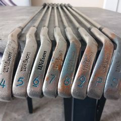 Lady's Wilson golf irons. Right handed clubs