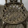 Garden Bistro Set Cast Aluminium Image 5