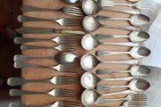 Vintage Silver Plated Cutlery Set EPNS Grand Hotel Spoons Included