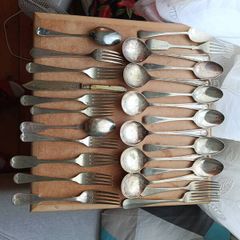 Vintage Silver Plated Cutlery Set EPNS Grand Hotel Spoons Included