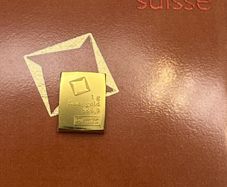 1gram Fine 9999 Gold Bullion Valcambi Combibar.