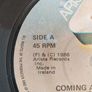 Carly Simon 7" Vintage Cut Vinyl Record 1986 "IRISH PRESSING" Made In Ireland (Very Rare And Collectable 7" Vinyl Record) Image 5