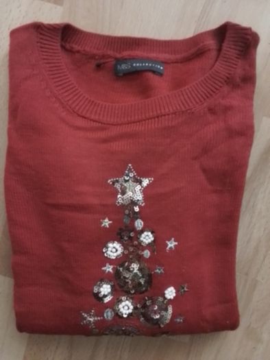 Christmas Jumper/Mark and Spencer Ladies Christmas Jumper .. Size: Small