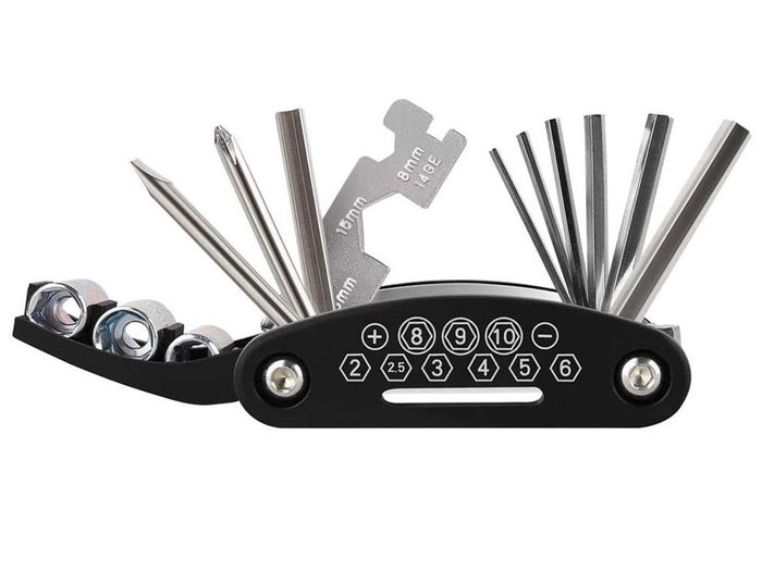 New Handy 16 in 1 Bike Bicycle Multi Repair Tool Set Kit Hexagon Wrench #1451