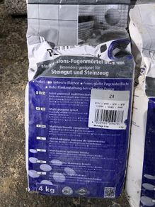 Grout - grey x3 4kg bags