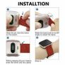 LARGE NAVY Silicone Band Strap For Fitbit Versa, Versa 2, Versa Lite Replacement Image 2