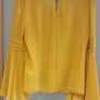 Brand new. Mustard chiffon top Image 4