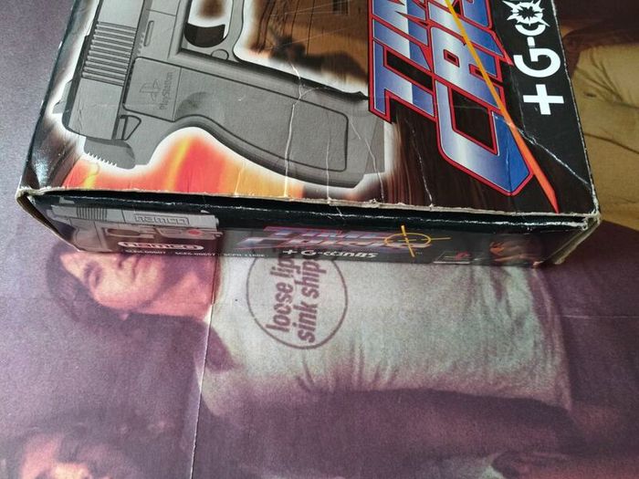 vintage Time Crisis + G-Con 45 Light Gun Big Box Bundle for the original PlayStation (PS1)