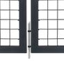 Garden Gate with Posts Steel 350x140 cm Anthracite Image 4