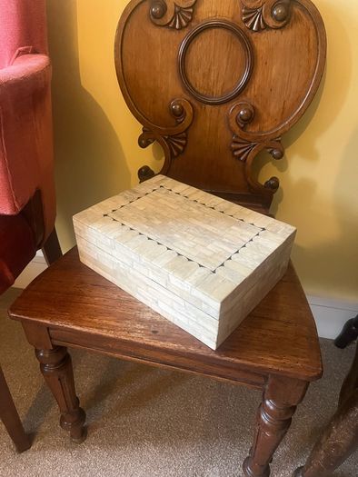 Vintage Inlaid Jewellery Box