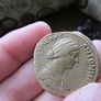 Sesterius Bronze coin.Lucilla 148-182.Father- Marcus Aurelius. Image 4