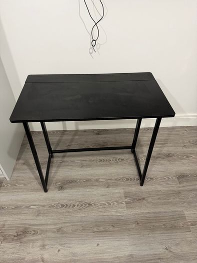 Fold away desk black from Amazon