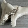 Cream Chelsea Boots: Size 5 Image 3