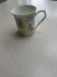 Vintage Beatrix Potter jemima puddle duck mug