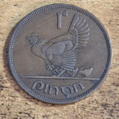 Ireland 1942, 1 Penny - free standard postage