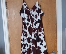 Primark Cow Slip  Pattern Dress.   S. 20. B.N.W.T