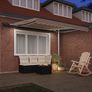 Retractable Awning Manual Beige 350 x 250 cm Fabric Image 3