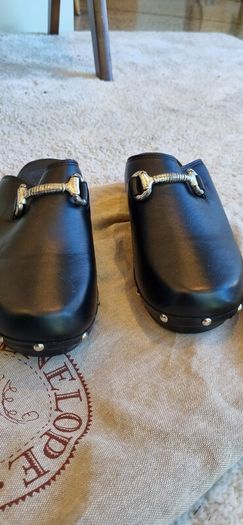 Penelope Chilvers low horsebit clogs new