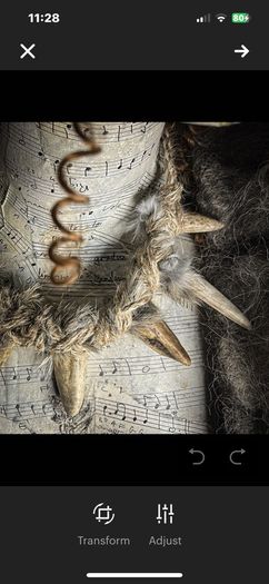 1 Made to Order Flidais Deer Antler Necklace Celtic Mythology