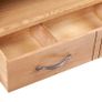 TV Cabinet with Drawer 88 x 42 x 46 cm Solid Oak Wood Image 2