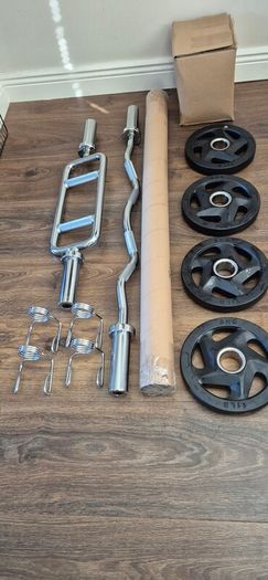 brand new olympic weight lifting set