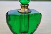 Art Deco Green Perfume Bottle