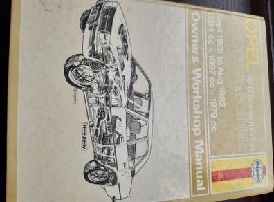 Opel Manta Owner Manual