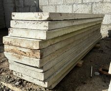 Concrete base panel - fencing