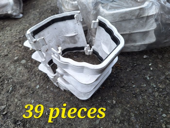Gutter angles, gutter brackets, stopends etc