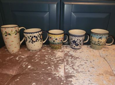 Boleslawiec pottery- mugs