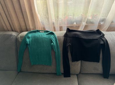 2 tops, size M