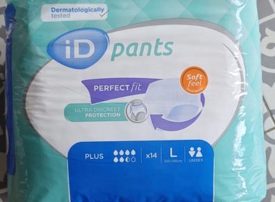 ID Adult unisex incontinance/ postpartum pants size L