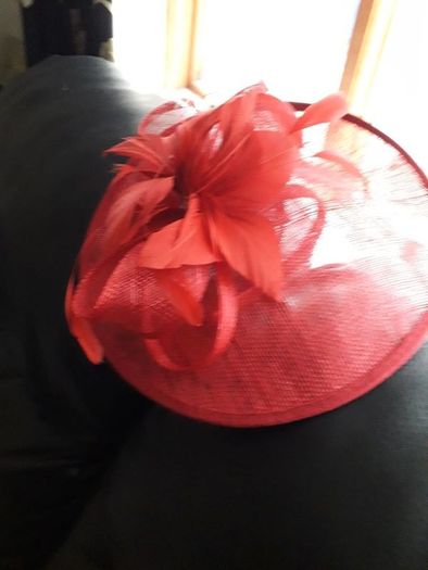 Stylish Fasinator Deep Pink Head Piece by Jacques Vert/Further Price Drop