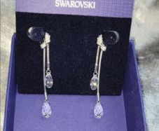 Swarovski crystal drop earrings