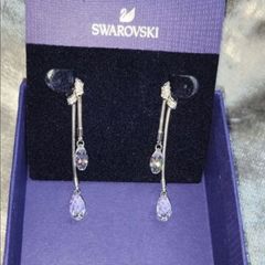 Swarovski crystal drop earrings