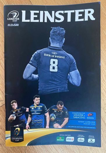 2018 Leinster v Saracens - Champions Cup Programme