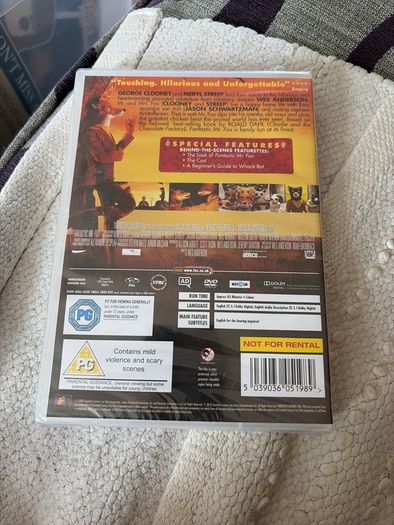 Fantastic Mr Fox DVD Sealed