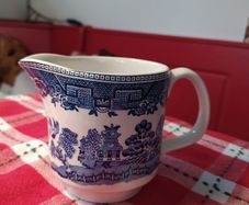 Arklow Willow pattern jug, perfect condition