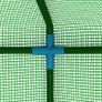 Greenhouse with Shelves Steel 227x223 cm Image 2