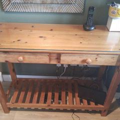 console hall table
